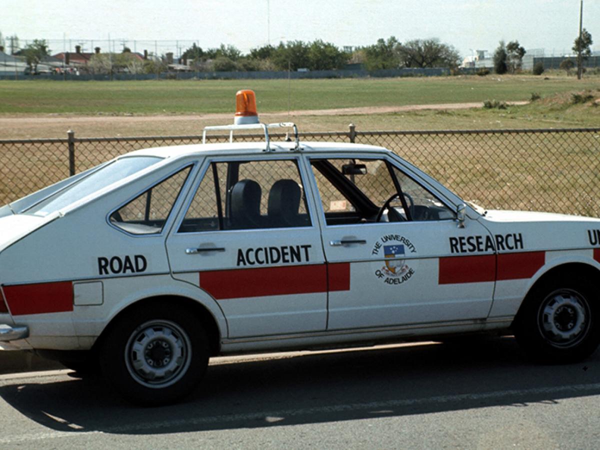 RARU crash investigation vehicle used in the 1970s